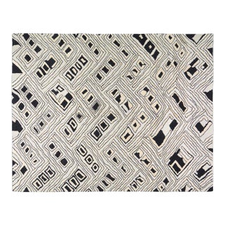 Moroccan Sheba Hand Knotted Wool Rug, 8'x10' For Sale