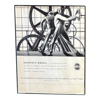 Rockwell Kent (1882-1971) Commercial Ad Ca 1937 For Sale