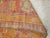 Late 19th Century Antique Oushak Handmade Turkish Oriental Saffron, Coral & Light Blue Rug For Sale - Image 5 of 12