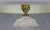 1950s Spanish White Ceramic Lamp With Gold Base For Sale In New York - Image 6 of 10