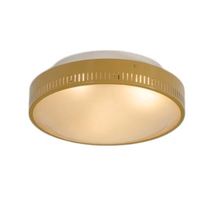 1152 Ceiling Lamp in Aluminum and Glass from Stilnovo, Italy, 1950s For Sale