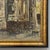 Greige Antique Framed Oil Painting on Canvas Signed Rainbo For Sale - Image 8 of 12