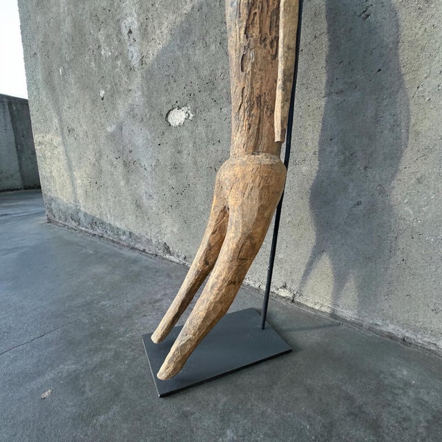 Mid 20th Century African Abstracted Figural Sculpture For Sale - Image 5 of 8