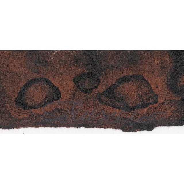 1970s litho by Hungarian born artist Elfi Schuselka (born 1940). Pencil signed and marked as artist's proof.