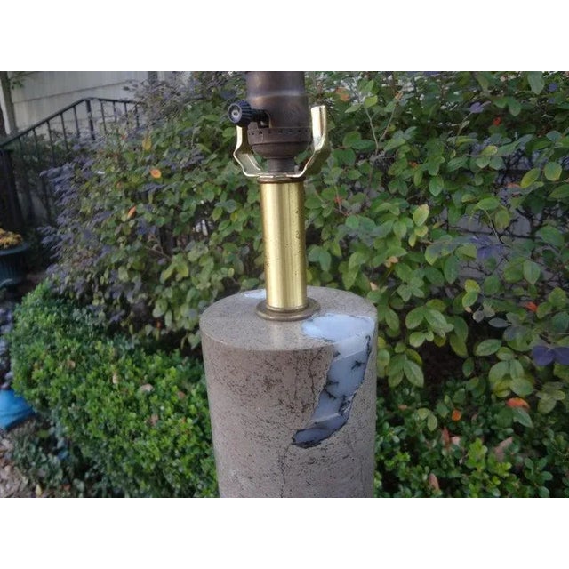 Mid-Century Modern Marble Lamps-A Pair For Sale In Houston - Image 6 of 13