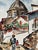 Rustic Henry Emil Salloch Original Watercolor on Paper Taxco, Mexico. 1961. For Sale - Image 3 of 7