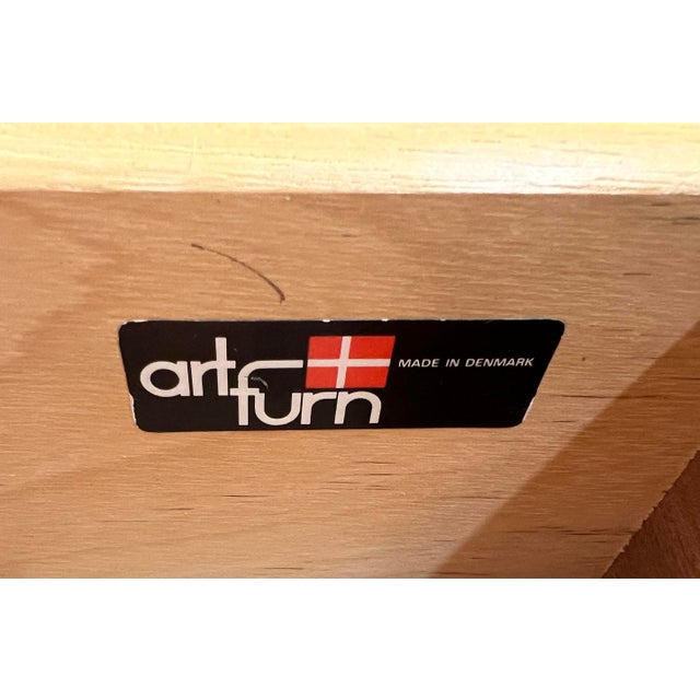 Mid-Century Teak Executive Desk by Art Furn of Denmark For Sale - Image 13 of 17