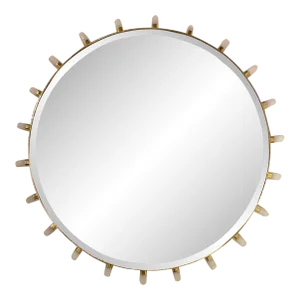 Global Views Modern Lola Quartz Wall Mirror