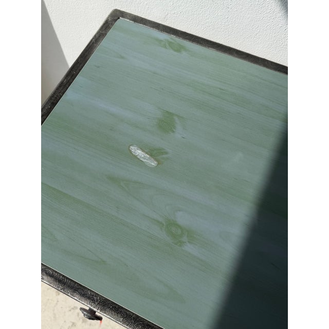 Whimsical Wavy Metal Dresser With Colorful Laminate For Sale In San Antonio - Image 6 of 8