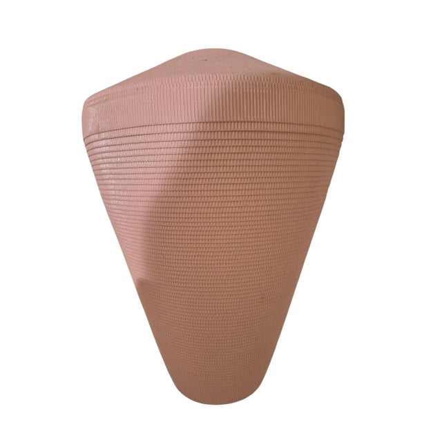 Modern Post-Modern Corrugated Paper Vase by Flute Chicago, Designed by Gregory Van Pe For Sale - Image 3 of 10