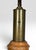 Late 19th Century Antique Victorian Converted Brass Column Lamp on Wood Base With 1786 Plaque For Sale - Image 5 of 17
