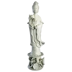 Chinese Blanc de Chine Porcelain Quan Yin