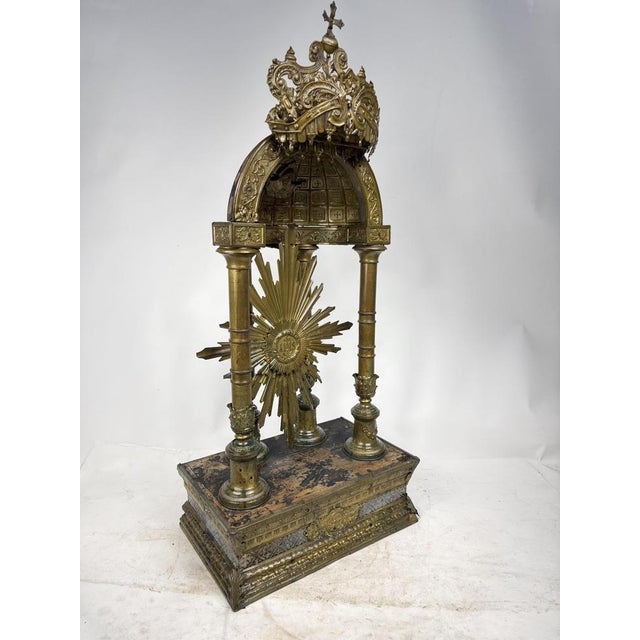 Antique Brass Tabernacle, 1800s For Sale - Image 11 of 18