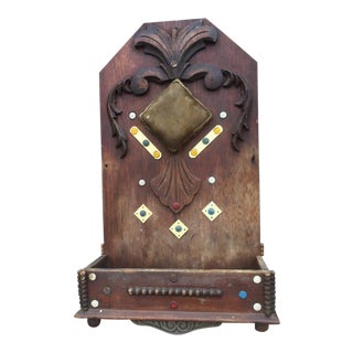 Antique Folk Art Candle Box For Sale