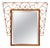 Art Deco Wrought Iron Wall Mirror, Belgium, 1930 For Sale