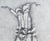 This is a rare beauty. It is a 1925 lithograph of 2 sister dancers in cabaret costumes including hats, jewelry, high...