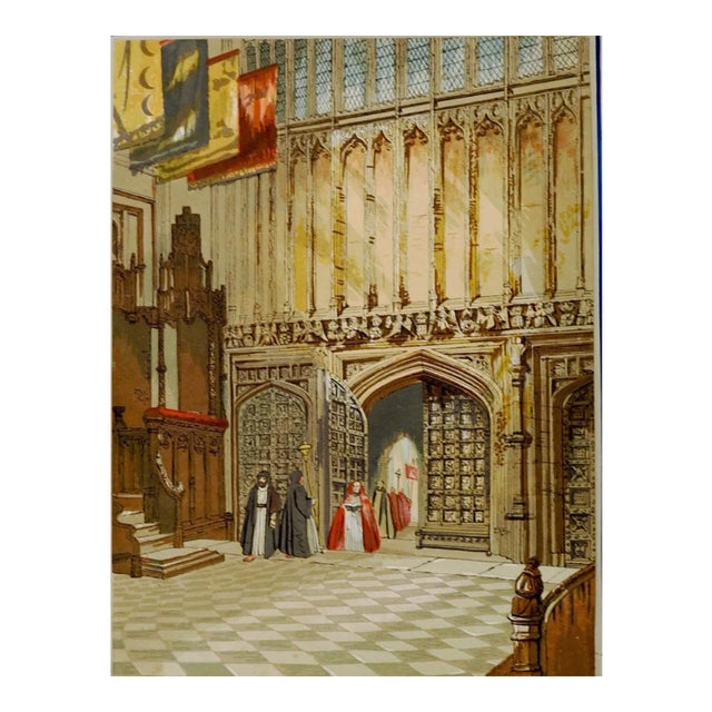 Mid 19th Century Henry 7th Chapel at Westminster Print For Sale