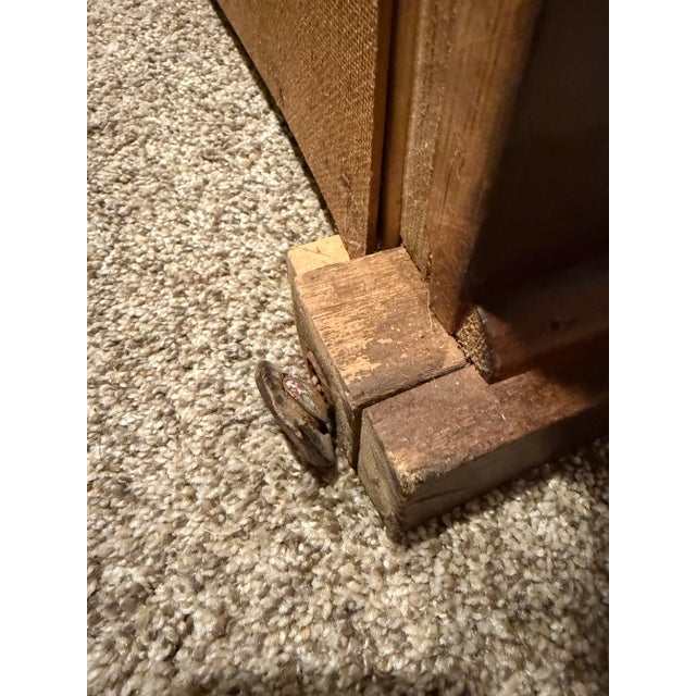 Antique Victorian Eastlake High Back Box Settle Bench With Storage For Sale - Image 15 of 17