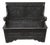 Carved Oak Box Settle with Geometric Design, Early 19th Century For Sale
