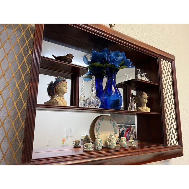 1956 Illinois Windsor Shadowbox Framed Wall Mirror For Sale - Image 9 of 11