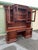 English Hooker 'Seven Seas Collection' Office Desk Credenza With Illuminated Hutch For Sale - Image 3 of 12