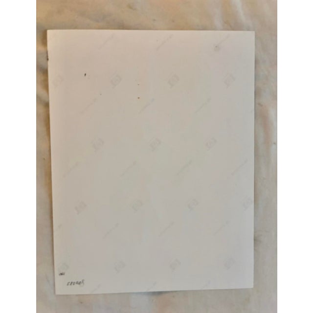 Christopher Shoemaker Abstract Face Painting by Artist Christopher Shoemaker, Signed, 11” X 8.5” For Sale - Image 4 of 6