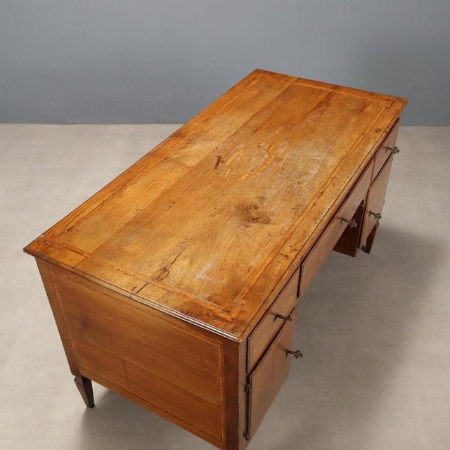 Open Directoire Desk in Walnut For Sale - Image 10 of 13