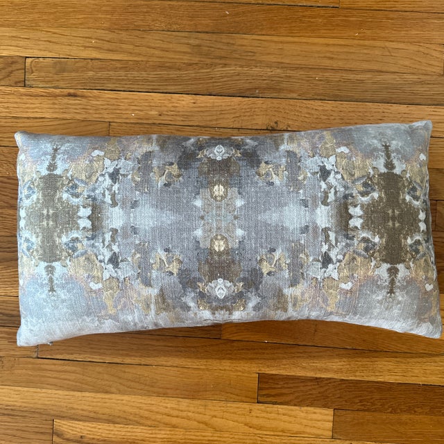 Abstract Handcrafted Decorative Pillow Case For Sale - Image 3 of 5