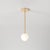 Sand outlines cut shape pendant light, globe, by atelier areti dimensions: d 15.6 x h 65.5 cm. Materials: powder-coated...