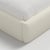 Camille Cream Linen Blend Platform Bed, Full/Double For Sale In Chicago - Image 6 of 7