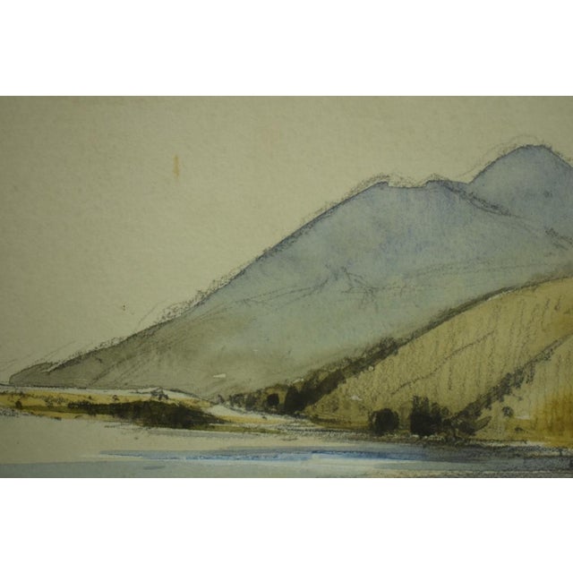 Mid 20th Century Loch Oich Scottish Watercolour For Sale - Image 4 of 5
