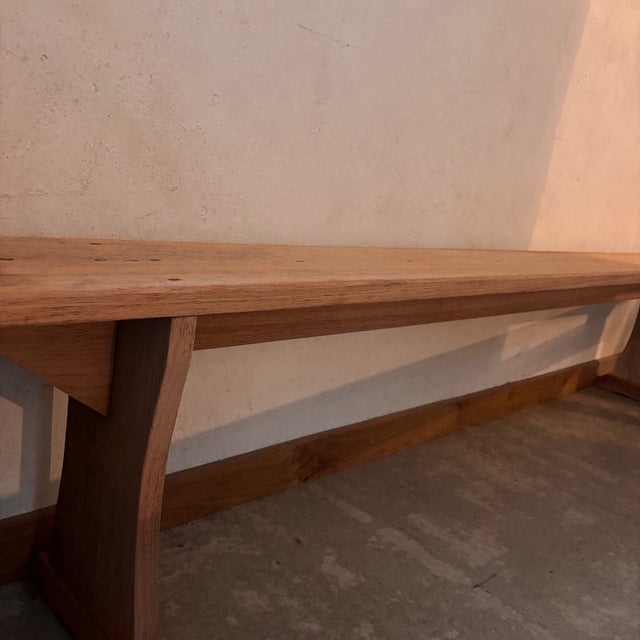 Wooden Benches, Set of 2 For Sale - Image 5 of 6