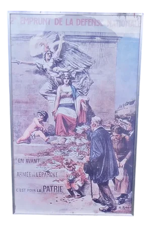 2nd National Defense Loan Poster by A. Robaudi, 1950s