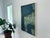 2020s "River Moss" Blue & Green Abstract Painting, Large Neutral Contemporary Painting by JTS For Sale - Image 5 of 13
