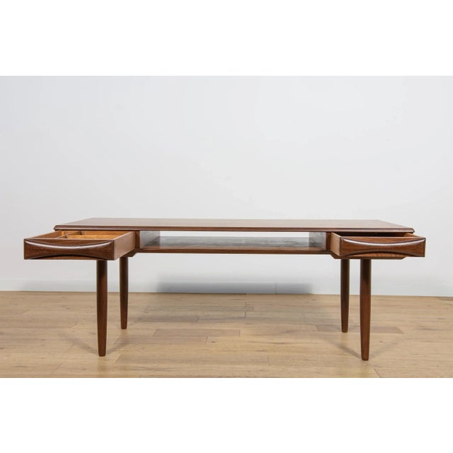 Brown Mid-Century Teak Coffee Table from Sorensen & Christiansen, Denmark, 1960s For Sale - Image 8 of 18