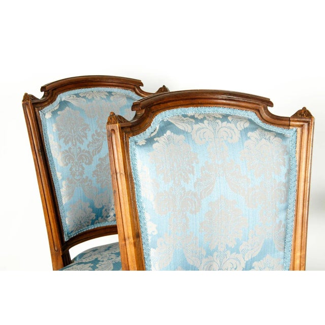 Antique French Settee With Chairs Seating Set - 3 Piece Set For Sale - Image 11 of 13