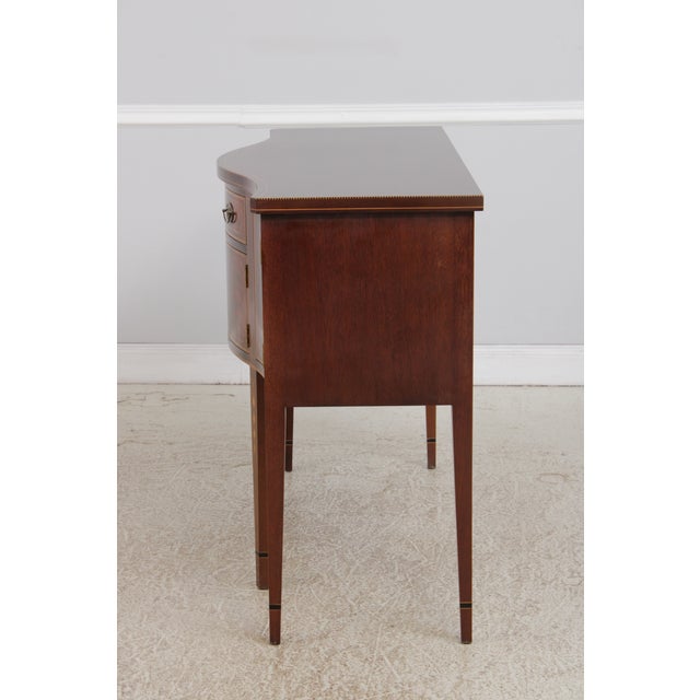 Kittinger Kittinger Mahogany Federal Style Inlaid Server Sideboard Brandy Board For Sale - Image 4 of 17