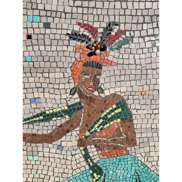 1960s Modernist Caribbean Mosaic Wall Art - Set of 2 For Sale In Los Angeles - Image 6 of 11