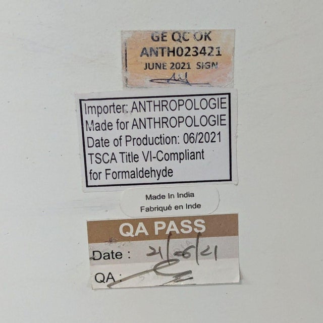 Anthropologie Marble Top Side Table For Sale In San Francisco - Image 6 of 6