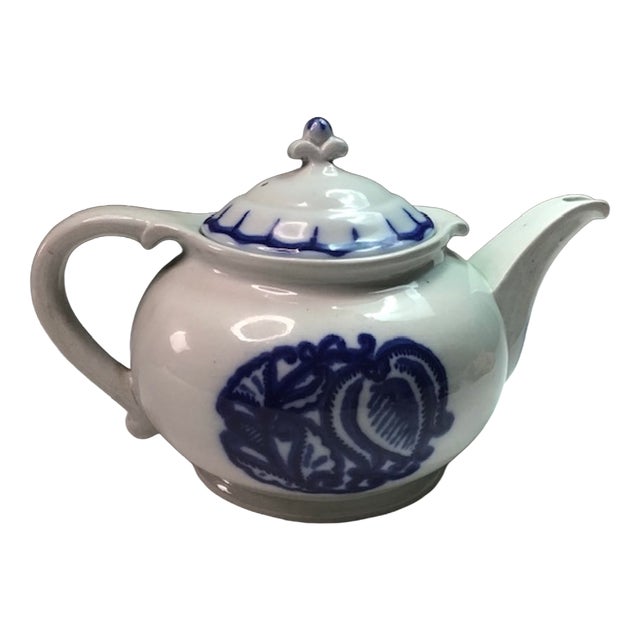 Lilyblå Teapot in Ceramic by Wilhelm Kåge for Gustavsberg, 1917 For Sale