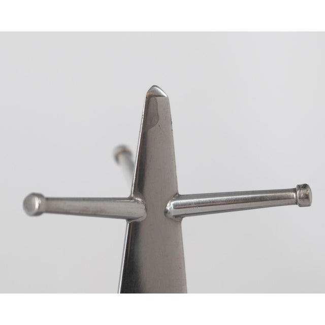 Metal Art Nouveau Pewter and Cabochon Ring Tree Holder by G. L. Connell, London, 1900s For Sale - Image 7 of 9