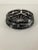 Midcentury Bohemian Cut Crystal Black/Clear Ashtray For Sale - Image 4 of 6