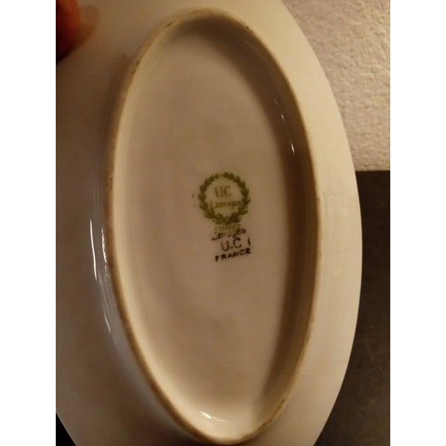 EXQUISITE Vintage UC Limoges France 5"x9" Oval Bowl. This exquisite vintage UC Limoges France oval bowl is a must-have for...