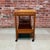 Vintage mid-century Danish modern bar cart or drinks trolley in teak. Perfect for use as a side table. Smooth casters.