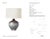 AERIN by Visual Comfort Signature Gaios 13" Cordless Accent Lamp in Galaxy Grey with Linen Shade Designer: AERIN Height:...