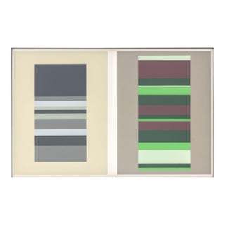 Josef Albers "Interaction of Color Plate Xviii-8", 1973 For Sale