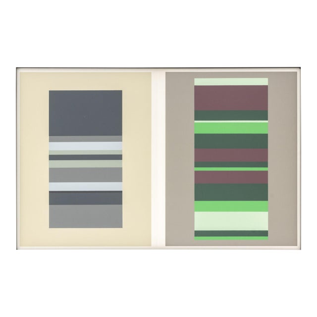 Josef Albers "Interaction of Color Plate Xviii-8", 1973 For Sale
