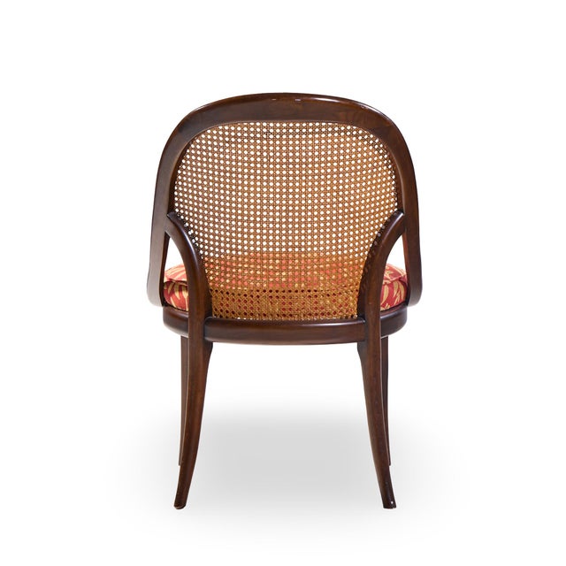 Brown Widdicomb Mid Century Camel Back Cane and Mahogany Dining Chairs - Set of 6 For Sale - Image 8 of 11