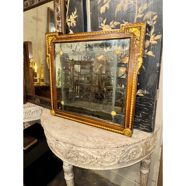 Traditional 19th C. French Walnut and Gilt Mirrors For Sale - Image 3 of 10