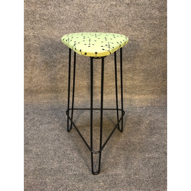 Mid-Century Modern Vintage Mid Century Modern Iron Bar Stools - Set of 4 For Sale - Image 3 of 6